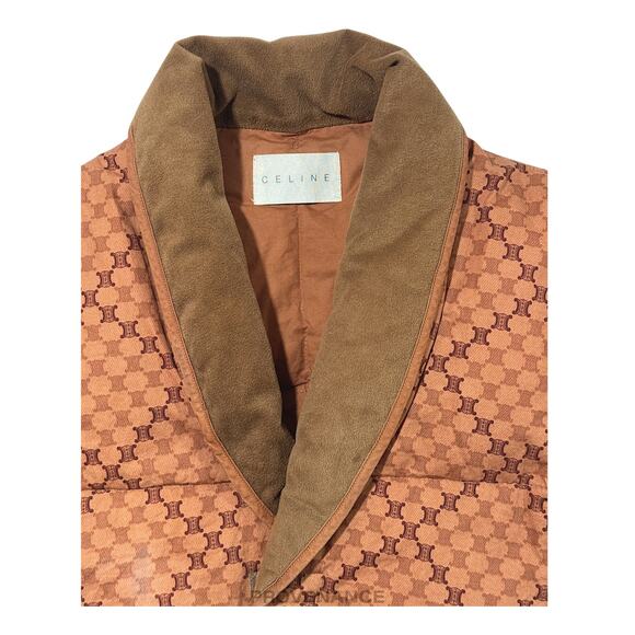 🔴 Celine Padded Down Vest - Macadam Triomphe Monogram Brown - Picture 5 of 11